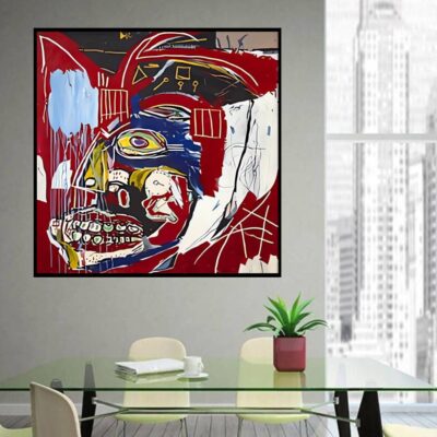 In This Case by Jean-Michel Basquiat Printed on Canvas