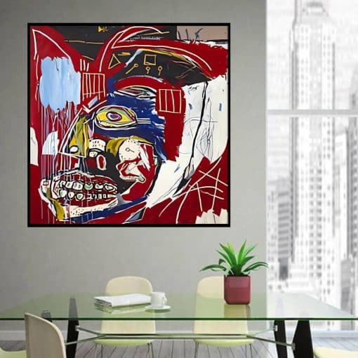In This Case by Jean-Michel Basquiat Printed on Canvas