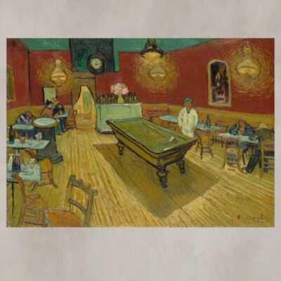 The Night Café by Vincent van Gogh 1888 Printed on Canvas - Image 3