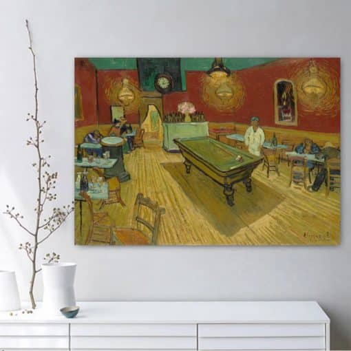 The Night Café by Vincent van Gogh 1888 Printed on Canvas