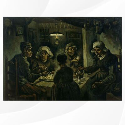 The Potato Eaters by Vincent van Gogh Printed on Canvas - Image 3