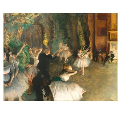 The Dance Class by Edgar Degas Printed on Canvas - Image 4