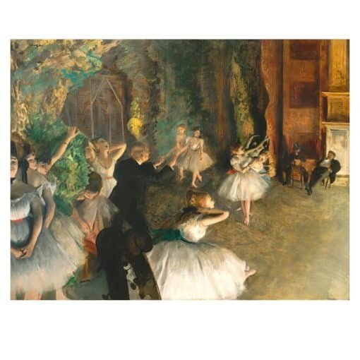 The Dance Class by Edgar Degas Printed on Canvas - Image 4