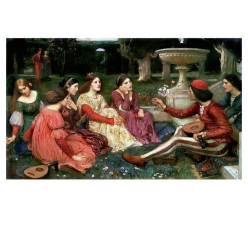 Paintings by John William Waterhouse Printed on Canvas - Image 9