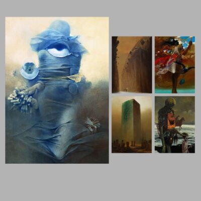 Paintings by Zdzislaw Beksinski Printed on Canvas