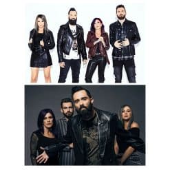 The Skillet Rock Band Printed on Canvas