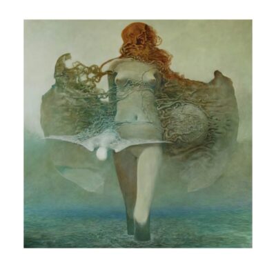 Untitled Paintings by Zdzislaw Beksinski Printed on Canvas - Image 7