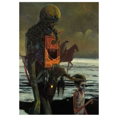 Paintings by Zdzislaw Beksinski Printed on Canvas - Image 4