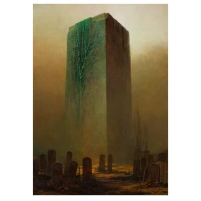 Paintings by Zdzislaw Beksinski Printed on Canvas - Image 6
