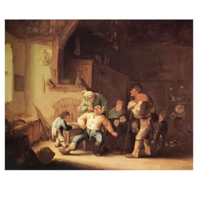 Barber Extracting a Tooth by Adriaen van Ostade ca.1637
