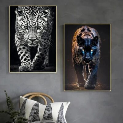 Images of Panthers Printed on Canvas