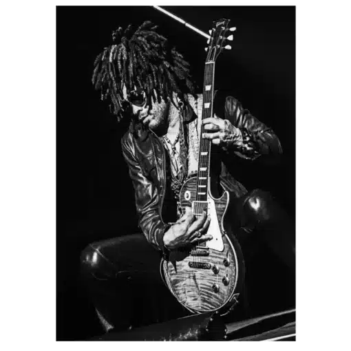 Lenny Kravitz Musician Printed on Canvas - Image 4