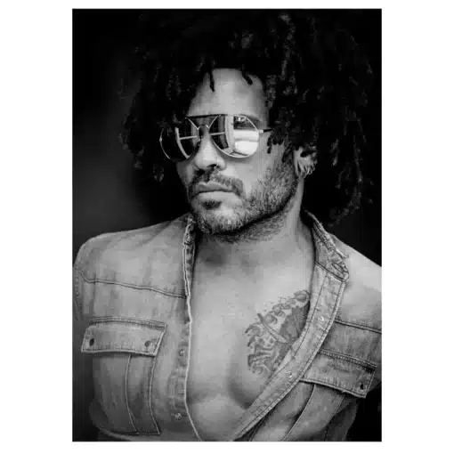 Lenny Kravitz Musician Printed on Canvas - Image 5
