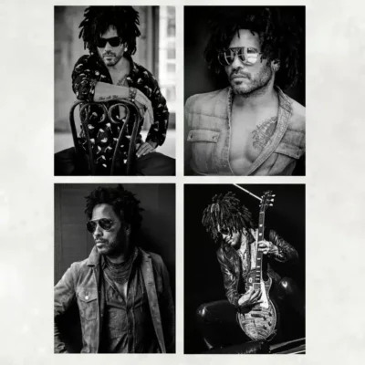 Lenny Kravitz Musician Printed on Canvas