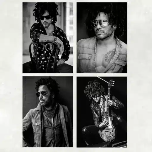 Lenny Kravitz Musician Printed on Canvas