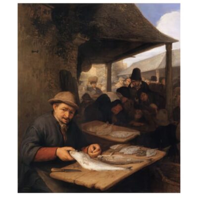 The Fish Market by Adriaen van Ostade 1659
