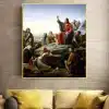 The Sermon on the Mount by Carl Bloch Printed on Canvas