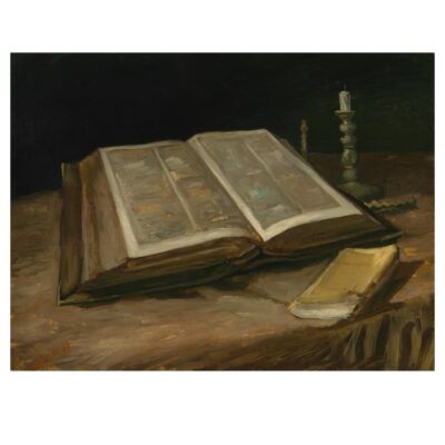 Vincent van Gogh Still Life and a Skeleton Printed on Canvas - Image 2