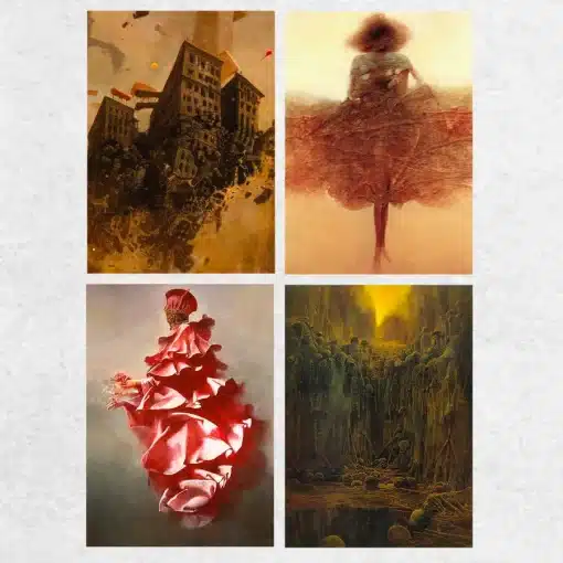 Artworks by Zdzislaw Beksinski Printed on Canvas