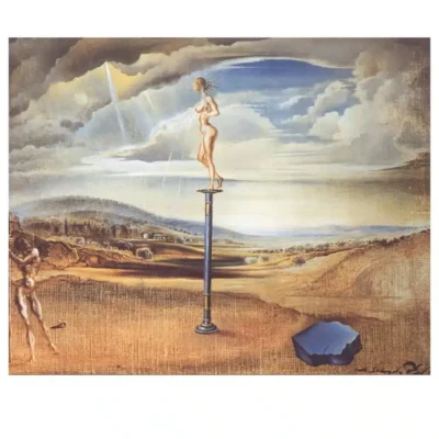 Fountain of Milk Spreading Itself Uselessly on Three Shoes by Salvador Dalí - Image 2