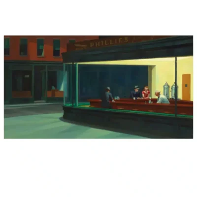 Nighthawks by Edward Hopper 1942