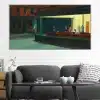 Nighthawks by Edward Hopper 1942 Printed on Canvas