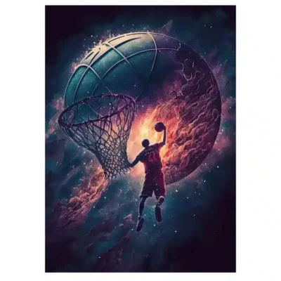 Playing Basketball in the Space