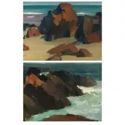 Rocks Paintings by Edward Hopper