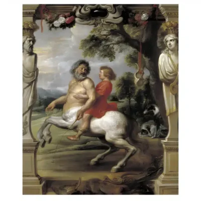 he Education of Achilles by Peter Paul Rubens