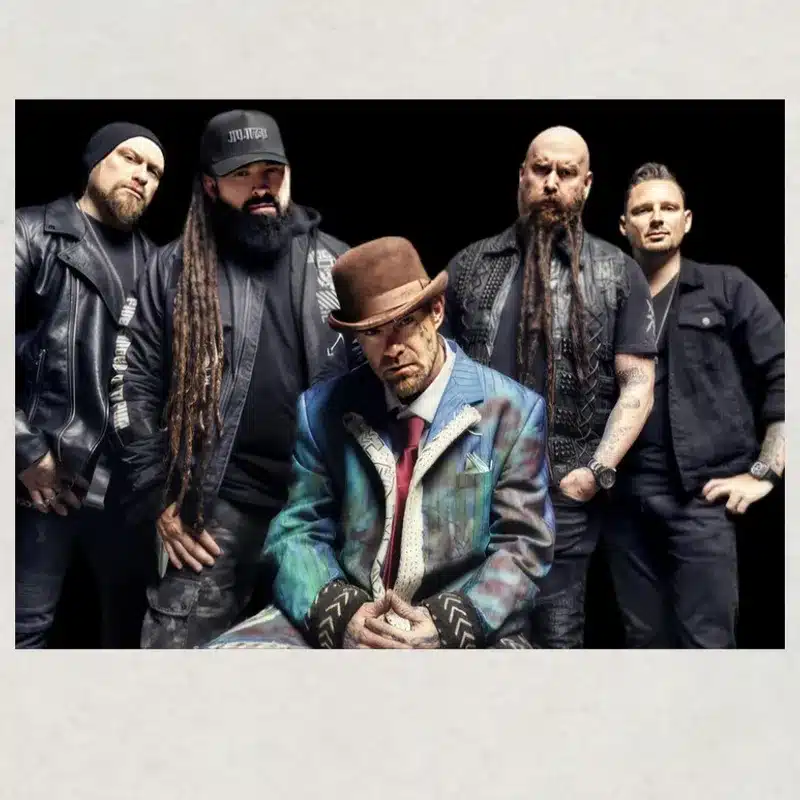 The Five Finger Death Punch Image Printed on Canvas