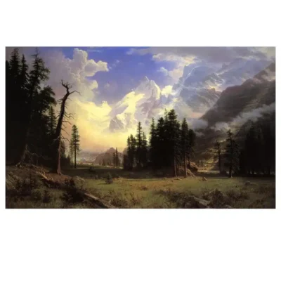 The Morteratsch Glacier by Albert Bierstadt 1895