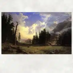 The Morteratsch Glacier by Albert Bierstadt 1895
