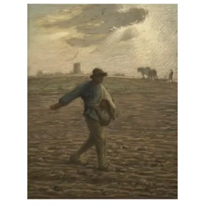 The Sower by Jean-François Millet ca.1865