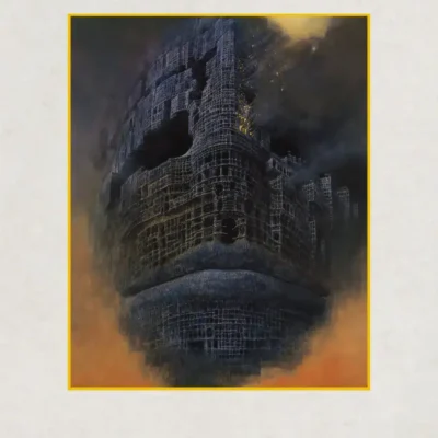 Untitled Artwork by Zdzisław Beksiński Printed on Canvas