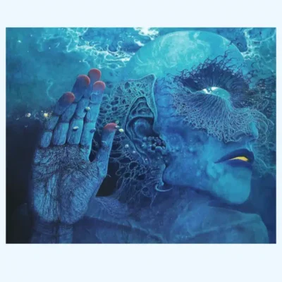 Zdzislaw Beksiński Untitled painting Printed on Canvas