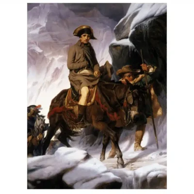 Bonaparte Crossing the Alps by Paul Delaroche 1850