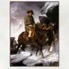 Bonaparte Crossing the Alps by Paul Delaroche Printed on Canvas