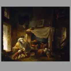 Italian Kitchen by Hubert Robert ca.1760
