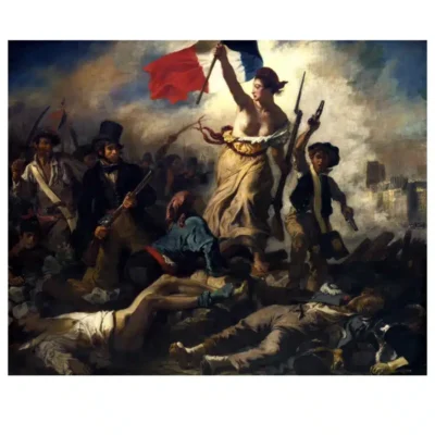 Liberty by Eugène Delacroix Printed on Canvas - Image 4