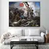 Liberty by Eugène Delacroix Printed on Canvas
