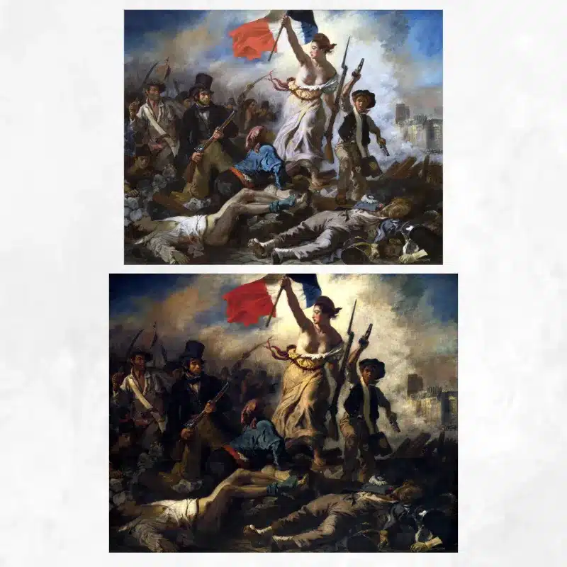 Liberty by Eugene Delacroix Printed on Canvas