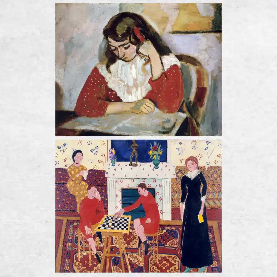 Portrait by Henri Matisse Printed on Canvas