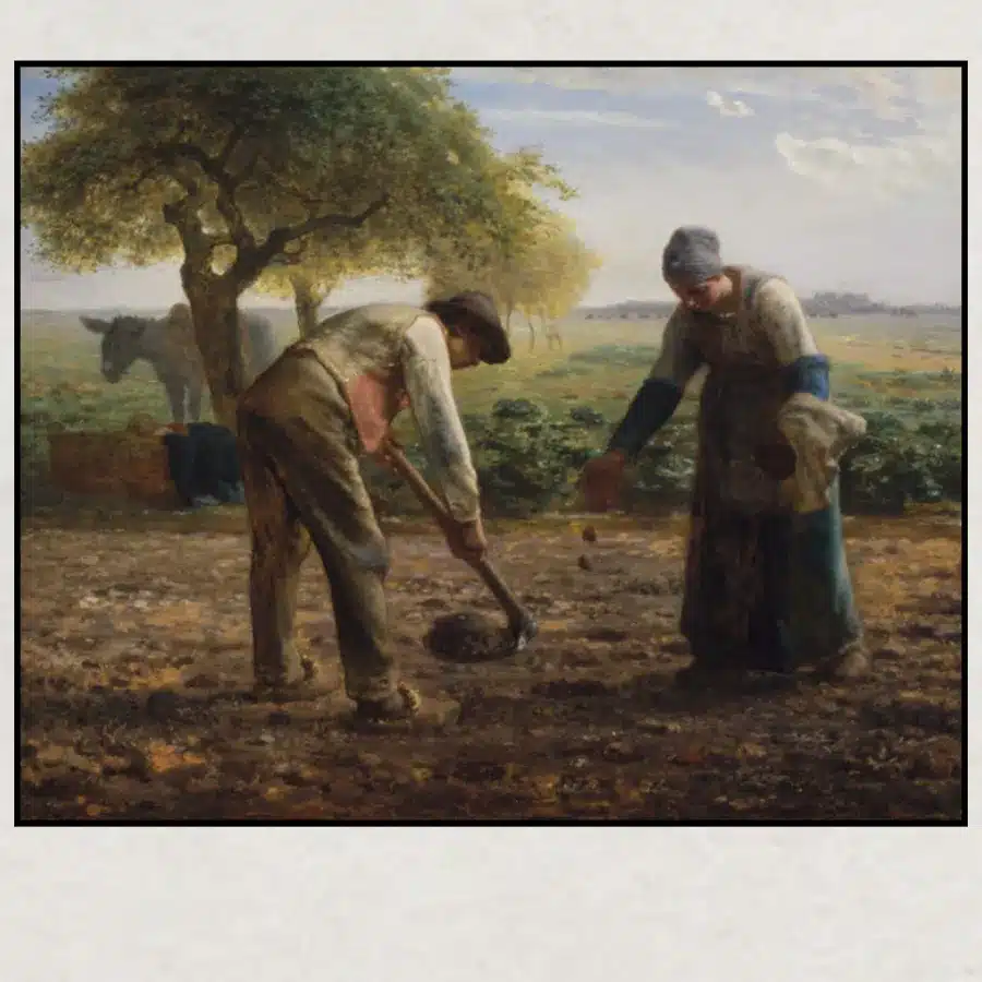 Potato Planters by Jean-François Millet 1861