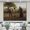 Potato Planters by Jean-François Millet Printed on Canvas