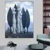 René Magritte The Art of Conversation Printed on Canvas