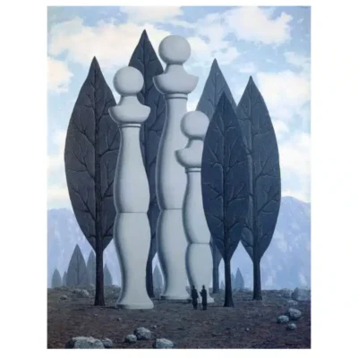 René Magritte 1950 The Art of Conversation