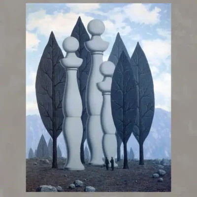 René Magritte 1950 The Art of Conversation