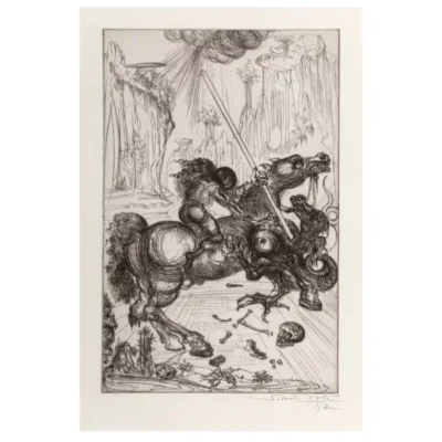 Saint George and the Dragon by Salvador Dalí 1947