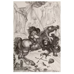 Saint George and the Dragon by Salvador Dalí 1947