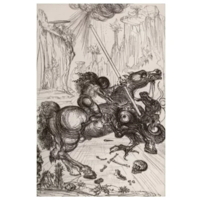 Saint George and the Dragon by Salvador Dalí 1947
